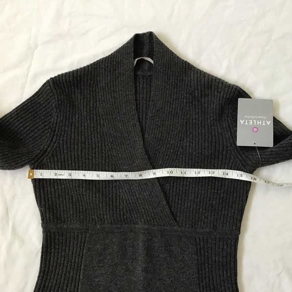 Athleta sz S Chalet Sweater Dress NWT in Grey - Picture 7 of 10